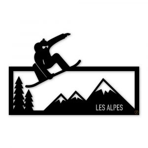 Snowboard en Montagne