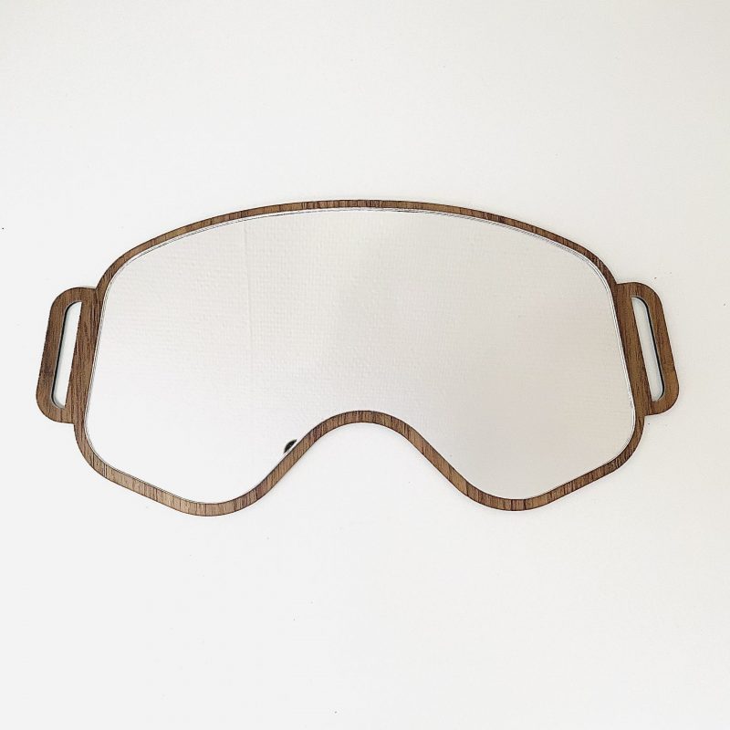Miroir masque de ski 58 x 29 cm