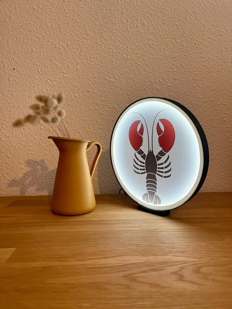 Lampes LED Ronde Homard 24cm