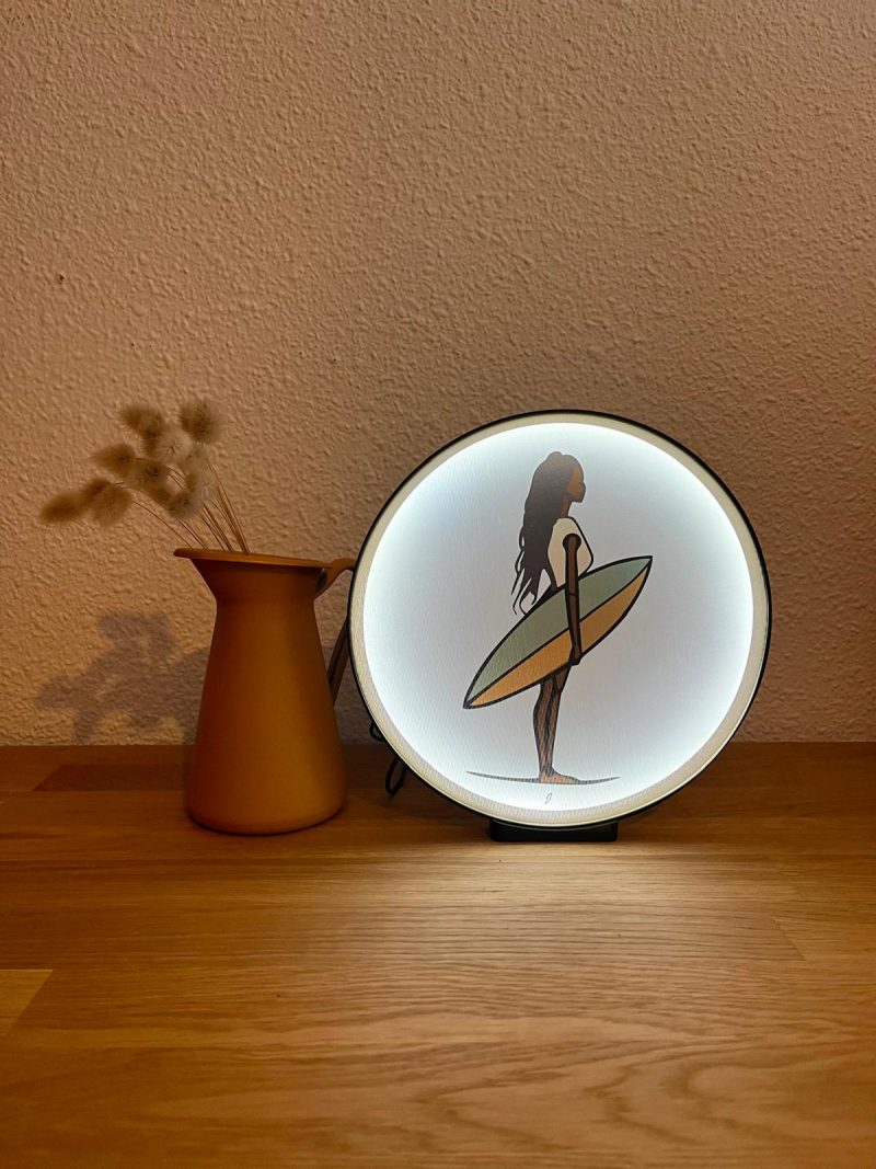 Lampes LED Ronde Surfeuse 24cm