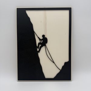 Tableau en bois – relief – Escalade