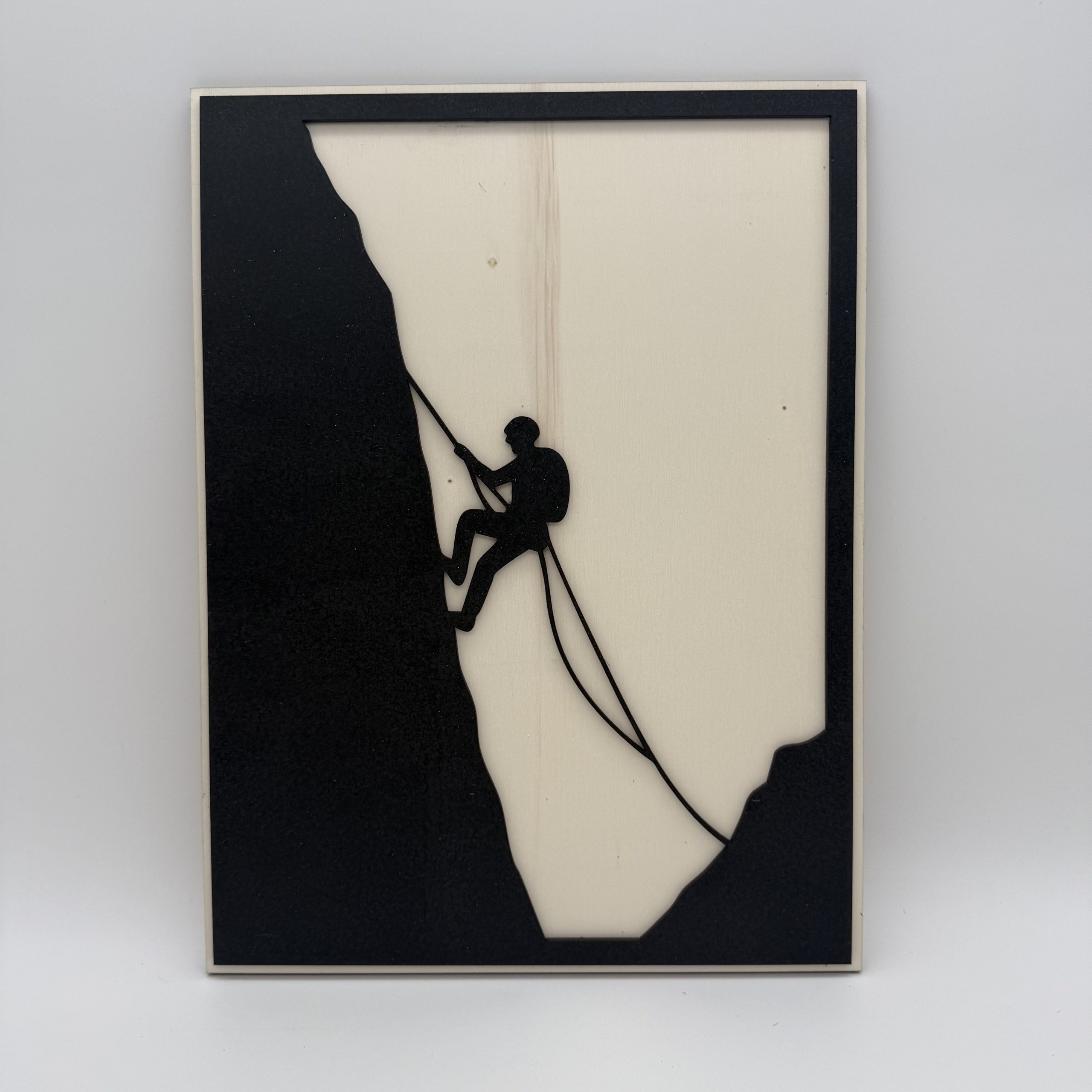 Tableau en bois - relief - Escalade