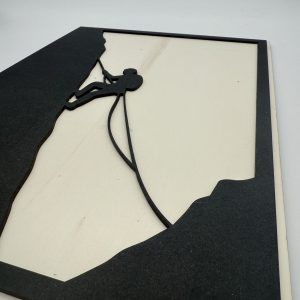 Tableau en bois – relief – Escalade