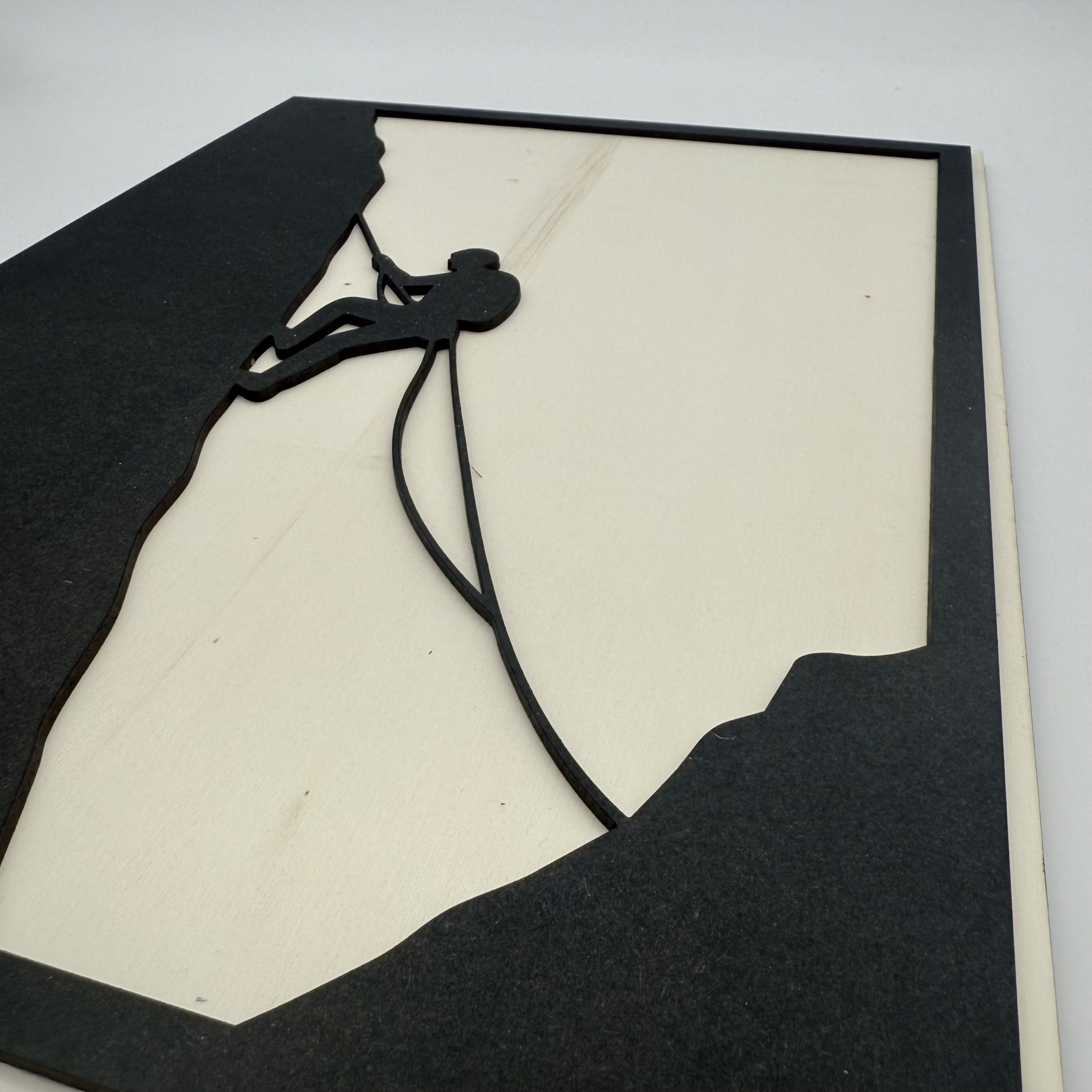 Tableau en bois - relief - Escalade – Image 2